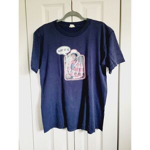 Starsky And Hutch Huggy Bear Blue Short Sleeve T-Shirt Men's‎ Vintage Y2K Sz L